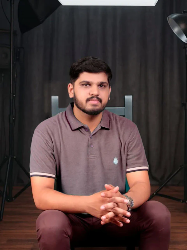 Gias ul Hassan in the studio