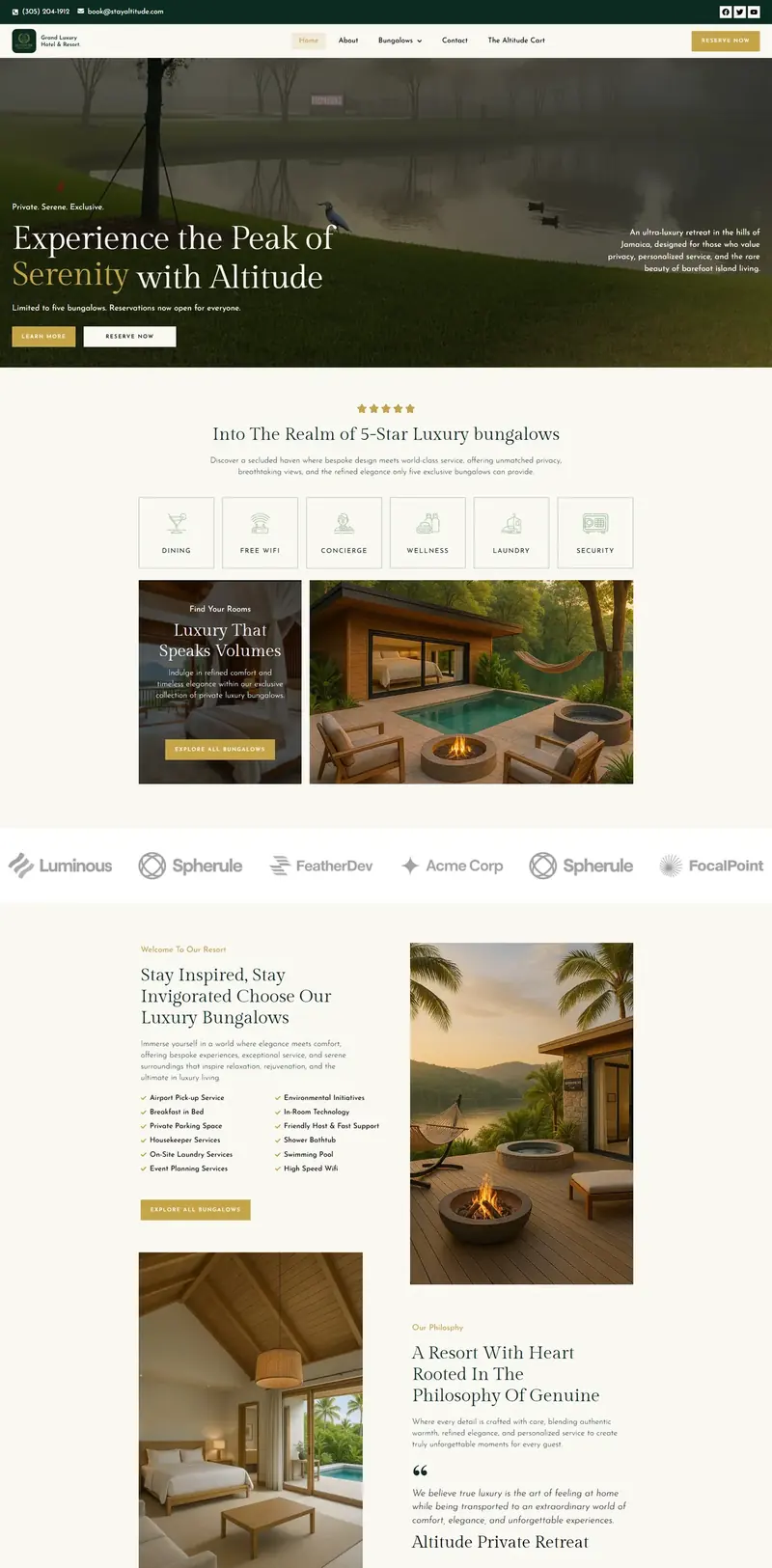 Stay Altitude website screenshot