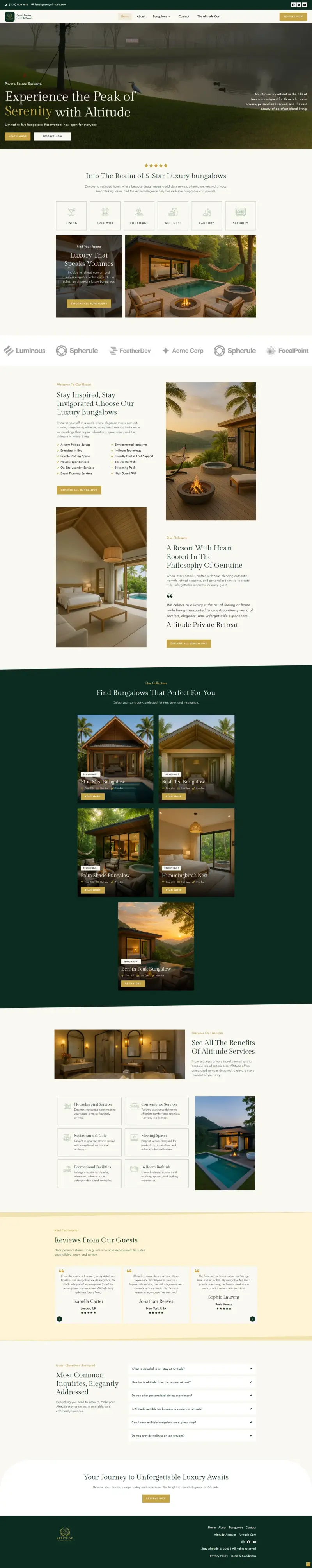 Stay Altitude website screenshot