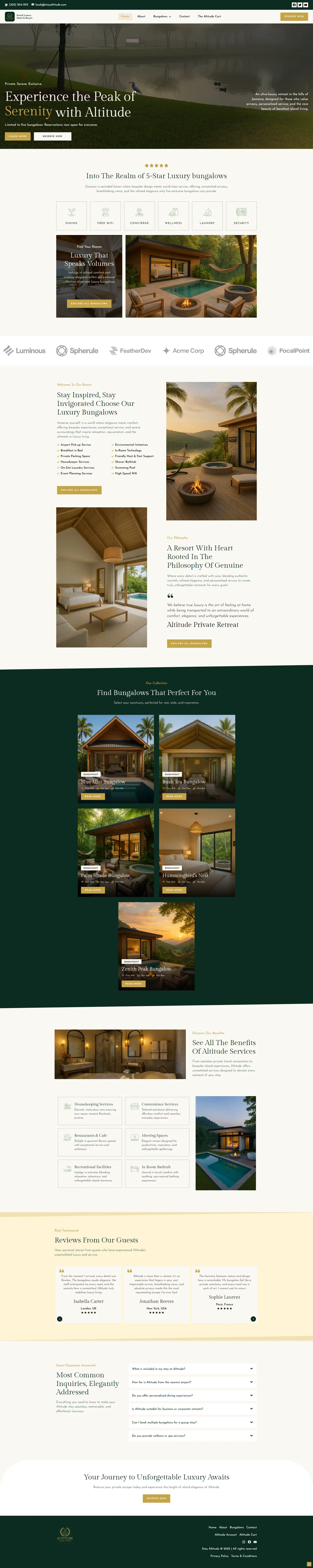 Stay Altitude — full page design