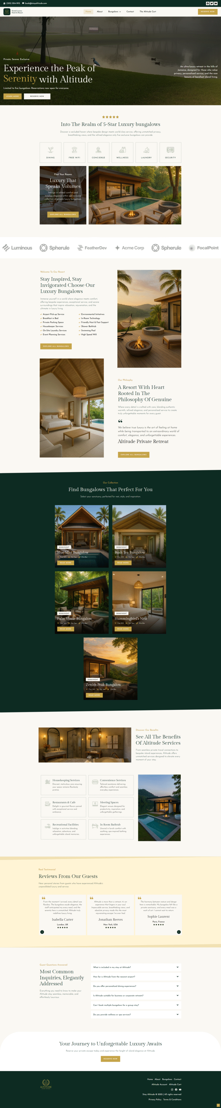 Stay Altitude Website design by Gias ul hassan
